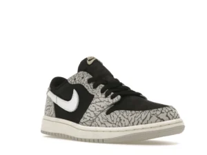 Jordan 1 Retro Low OG Black Cement (Women's) - photo 2- Jersey4u