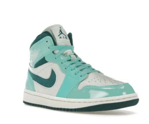 Jordan 1 Mid Chenille Bleached Turquoise (Women's) - photo 2- Jersey4u