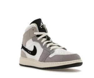 Jordan 1 Mid SE Craft White Cement Grey Black (GS) - photo 2- Jersey4u