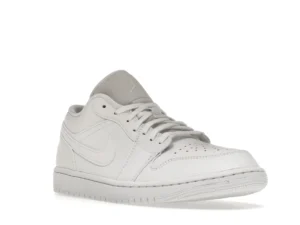 Jordan 1 Low Triple White Tumbled Leather - photo 2- Jersey4u