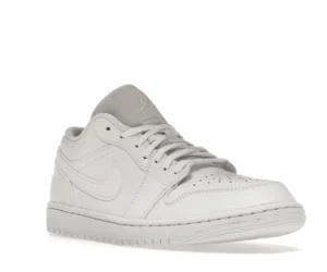 Jordan 1 Low Triple White Tumbled Leather - photo 2- Jersey4u