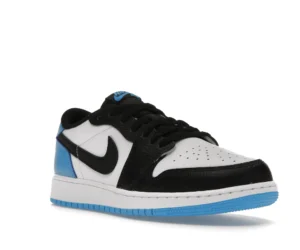 Jordan 1 Retro Low OG Black Dark Powder Blue (GS) - photo 2- Jersey4u