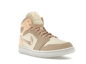 Jordan 1 Mid SE Canvas Khaki (Women's) - photo 2- Jersey4u