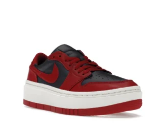 Jordan 1 Elevate Low Dark Grey Varsity Red (Women's) - photo 2- Jersey4u