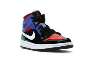 Jordan 1 Mid Multi Patent (Women's) - photo 2- Jersey4u