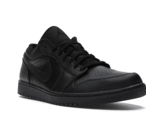 Jordan 1 Low Triple Black - photo 2- Jersey4u