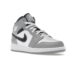 Jordan 1 Mid Light Smoke Grey (GS) - photo 2- Jersey4u