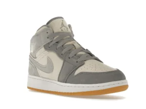 Jordan 1 Mid SE Coconut Milk Particle Grey (GS) - photo 2- Jersey4u