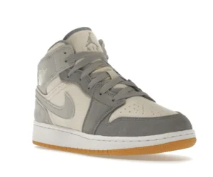 Jordan 1 Mid SE Coconut Milk Particle Grey (GS) - photo 2- Jersey4u