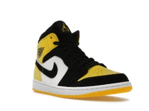 Jordan 1 Mid Yellow Toe Black - photo 2- Jersey4u