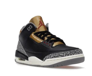 Jordan 3 Retro Black Cement Gold (Women's) - photo 2- Jersey4u