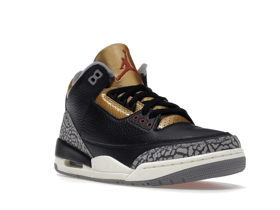 Jordan 3 Retro Black Cement Gold (Women's) - photo 2- Jersey4u