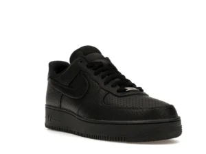 Nike Air Force 1 Low SP Triple Black Perforated - photo 2- Jersey4u