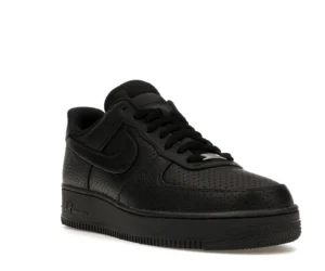 Nike Air Force 1 Low SP Triple Black Perforated - photo 2- Jersey4u