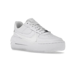 Nike Air Force 1 PLT.AF.ORM Triple White (Women's) - photo 2- Jersey4u