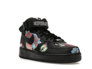 Nike Air Force 1 Mid Supreme NBA Black - photo 2- Jersey4u