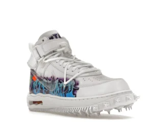 Nike Air Force 1 Mid Off-White Graffiti White - photo 2- Jersey4u