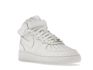 Nike Air Force 1 Mid LE Triple White (GS) - photo 2- Jersey4u