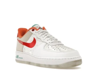 Nike Air Force 1 Low '07 PRM Just Do It White Red Teal - photo 2- Jersey4u