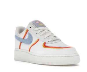 Nike Air Force 1 Low Sail Denim Swoosh (Women's) - photo 2- Jersey4u