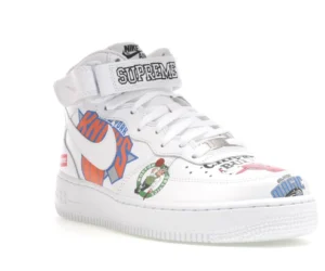 Nike Air Force 1 Mid Supreme NBA White - photo 2- Jersey4u