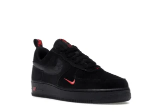 Nike Air Force 1 Low Multi-Swoosh Black Crimson - photo 2- Jersey4u