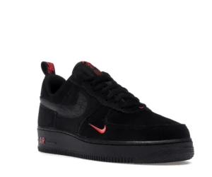 Nike Air Force 1 Low Multi-Swoosh Black Crimson - photo 2- Jersey4u