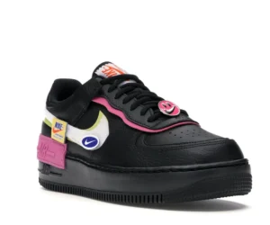 Nike Air Force 1 Low Shadow Removable Patches Black Pink (Women's) - photo 2- Jersey4u