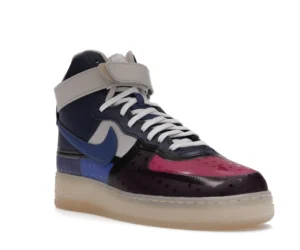 Nike Air Force 1 High '07 Premium Thunder Blue Pink Prime - photo 2- Jersey4u