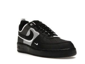 Nike Air Force 1 Low React Black White - photo 2- Jersey4u