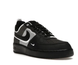 Nike Air Force 1 Low React Black White - photo 2- Jersey4u