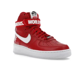 Nike Air Force 1 High Supreme World Famous Red - photo 2- Jersey4u