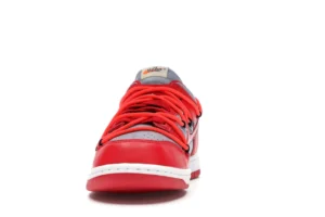 Nike Dunk Low Off-White University Red - photo 3- Jersey4u