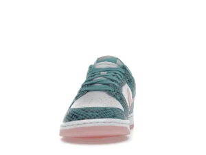 Nike Dunk Low Snakeskin Washed Teal Bleached Coral - photo 3- Jersey4u