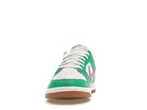 Nike Dunk Low White Stadium Green Fuchsia (Women's) - photo 3- Jersey4u