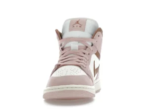 Jordan 1 Mid Pink Oxford Brown (Women's) - photo 3- Jersey4u