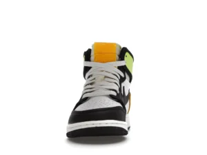 Jordan 1 Retro High White Black Volt University Gold (GS) - photo 3- Jersey4u