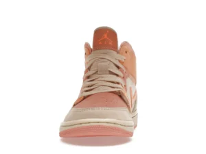 Jordan 1 Mid Apricot Orange (Women's) - photo 3- Jersey4u