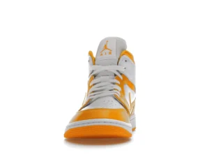 Jordan 1 Mid White University Gold (Women's) - photo 3- Jersey4u