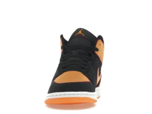 Jordan 1 Mid Fat Tongue Black Orange - photo 3- Jersey4u