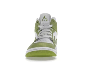 Jordan 1 Mid Green Python (Women's) - photo 3- Jersey4u