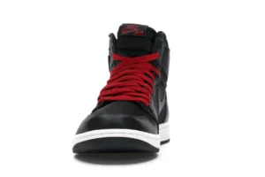 Jordan 1 Retro High Black Satin Gym Red - photo 3- Jersey4u