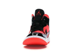 Jordan 1 Mid Hot Punch Black (Women's) - photo 3- Jersey4u