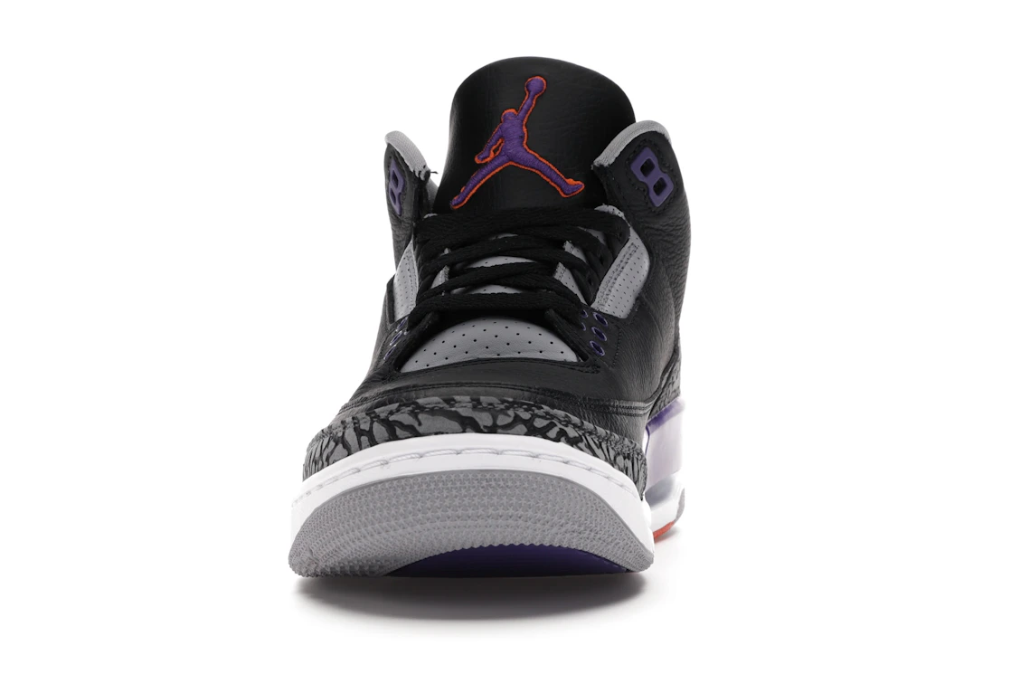 Jordan 3 Retro Black Court Purple - photo 3- Jersey4u