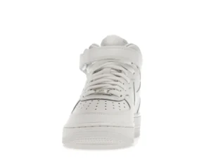 Nike Air Force 1 Mid LE Triple White (GS) - photo 3- Jersey4u