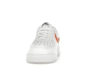 Nike Air Force 1 Low '07 Spray Paint Swoosh White Safety Orange - photo 3- Jersey4u