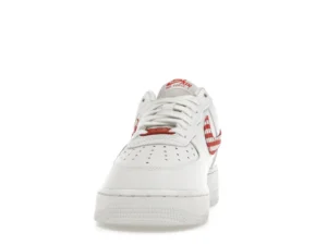 Nike Air Force 1 Low '07 Essential White Mystic Red Gingham (Women's) - photo 3- Jersey4u