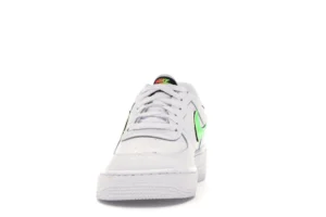 Nike Air Force 1 Low Removable Swoosh White Green Strike (GS) - photo 3- Jersey4u