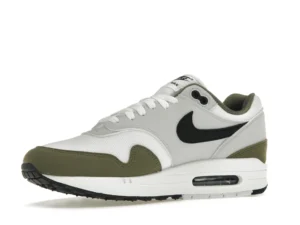 Nike Air Max 1 White Black Medium Olive - photo 4- Jersey4u