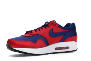 Nike Air Max 1 Satin University Red Deep Royal Blue - photo 4- Jersey4u